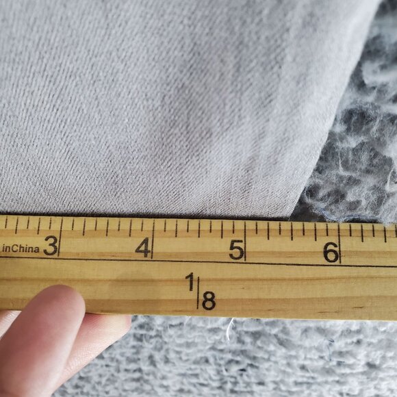 Universal Thread Jeans Womens 10/30 Gray High Rise Skinny Frayed Stretch Denim - Picture 9 of 11